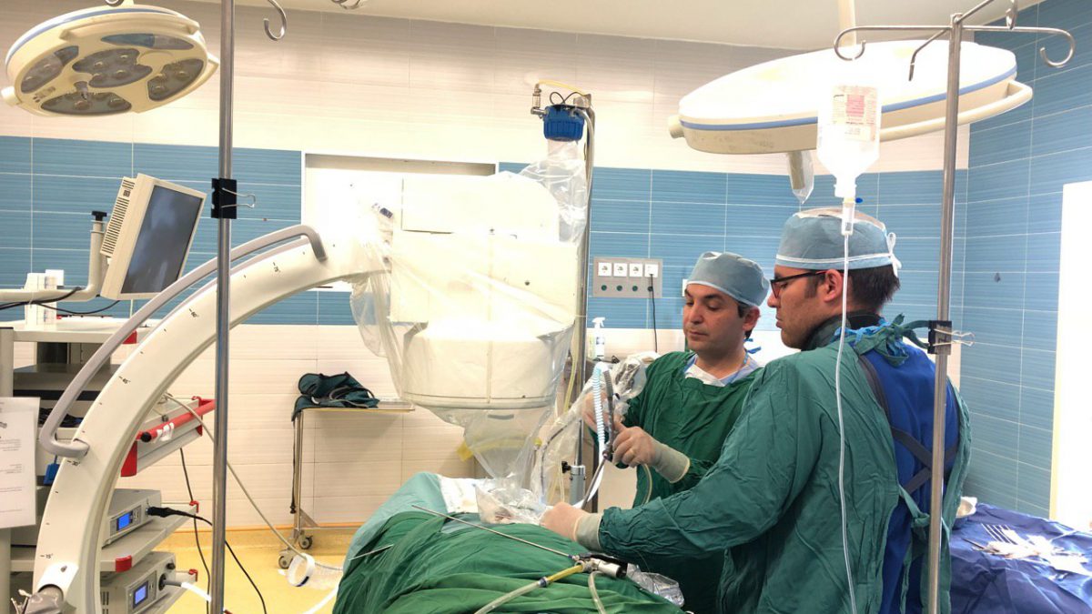 جراحی PCNL توسط دکتر طباطبایی